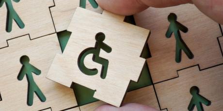 Puzzleteil Rollstuhlpiktokgramm